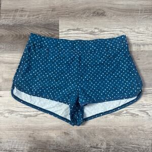 Carve Designs Blue Print Swim Shorts Stretch Mid Rise Beach Active Medium